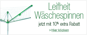 Leifheit W�schespinnen jetzt mit 10% extra Rabatt