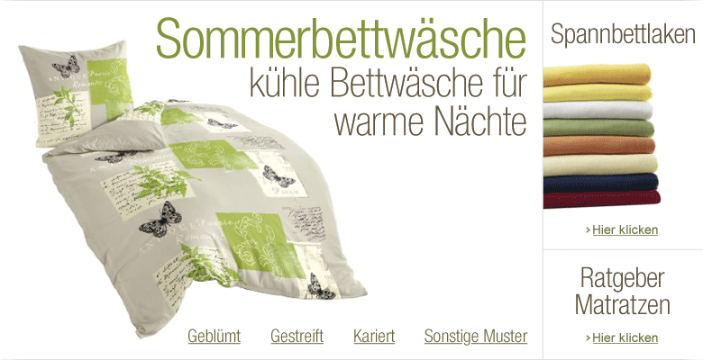 Sommerbettw�sche bei Amazon