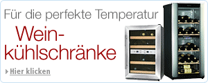 F�r die perfekte Temperatur: Weink�hlschr�nke bei Amazon.de