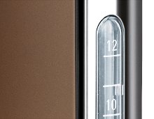 Außenliegende Wasserstandsanzeige