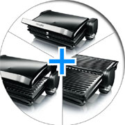 Mehrere Grillpositionen
