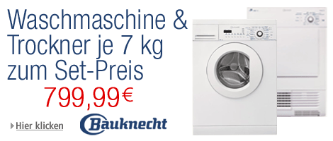 Bauknecht Waschmaschinen-Trockner-Set