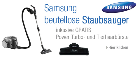 Gratis-Turbobürste zu Samsung Staubsaugern