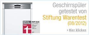 Stiftung Warentest Geschirrsp�ler