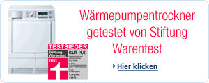 Die besten Wäschetrockner getestet von Stiftung Warentest