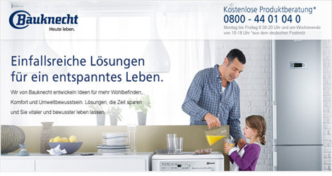 Bauknecht Banner Markenshop Home
