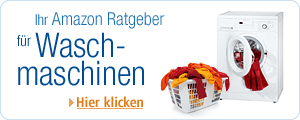 Ratgeber f�r Waschmaschinen bei Amazon.de