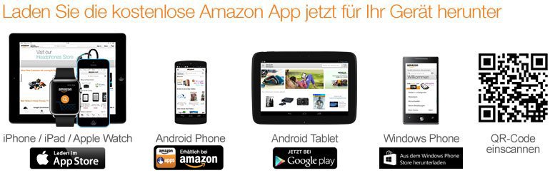 Laden Sie die Amazon App jetzt kostenlos herunter