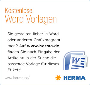 HERMA Word Vorlagen