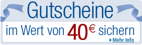 Gutscheine im Wert von 40� sichern! St�bern Sie durch unsere jungen Kategorien Baby, Schuhe, Uhren & Schmuck und sichern Sie sich bis zu 40 EUR in Gutscheinen!