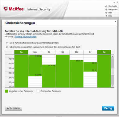 McAfee Internet Security 2012 – Online-Schutz