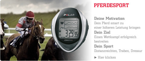 Pferdesport mit Polar