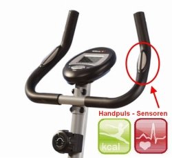 Ultrasport Racer 100 Heimtrainer mit Handpulssensoren - Modell 2012 - Zusatzbild