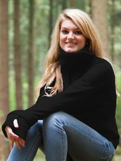 Ultrasport Damen-Micro-Fleecejacke „Marla“ mit großem Kragen - Weitere Features