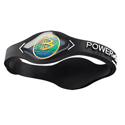 Power Balance&trade; Silikon Armband black/white