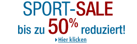 Sport-Sale: Jetzt bis zu 50% sparen