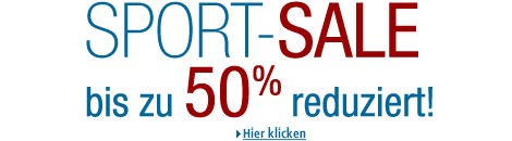 Sport-Sale: Jetzt bis zu 50% sparen