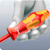 The outstanding design of the Kraftform handle ensures that it fits perfectly into the hand