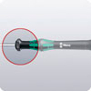 The precision zone directly above the blade gives the user a better feel for the right rotation angle during fine adjustment work.