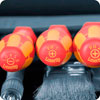 Screw symbol and tip size identification markings on the handle