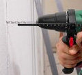 A power drill or screwdriver will make your drilling job quicker, easier and more accurate