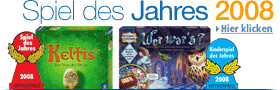 Keltis und Wer war's! - Spiel und Kinderspiel des Jahres 2008