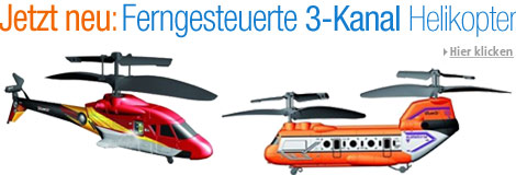 Silverlit Helikopter: Jetzt auch mit 3-Kanal-Steuerung