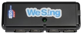 Wii/X360/PS3/PC - We Sing 4 Spieler Adapter (USB-Hub), Abbildung #01