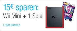 15 EUR sparen: Wii Mini Konsole plus ein Spiel