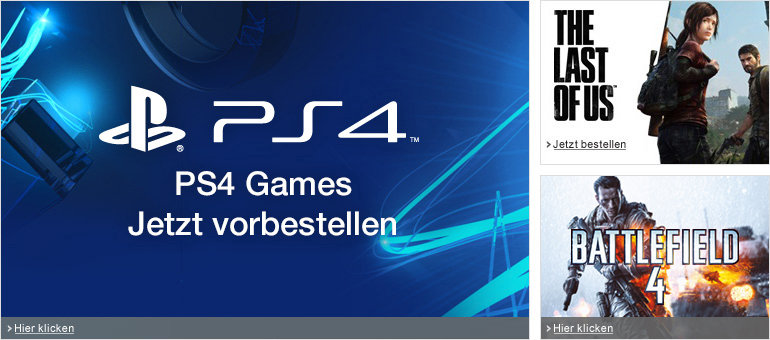 PlayStation 4 jetzt vorbestellen