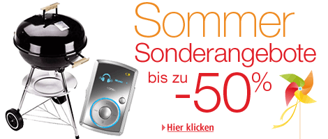 Sommer-Sonderangebote bis -50%