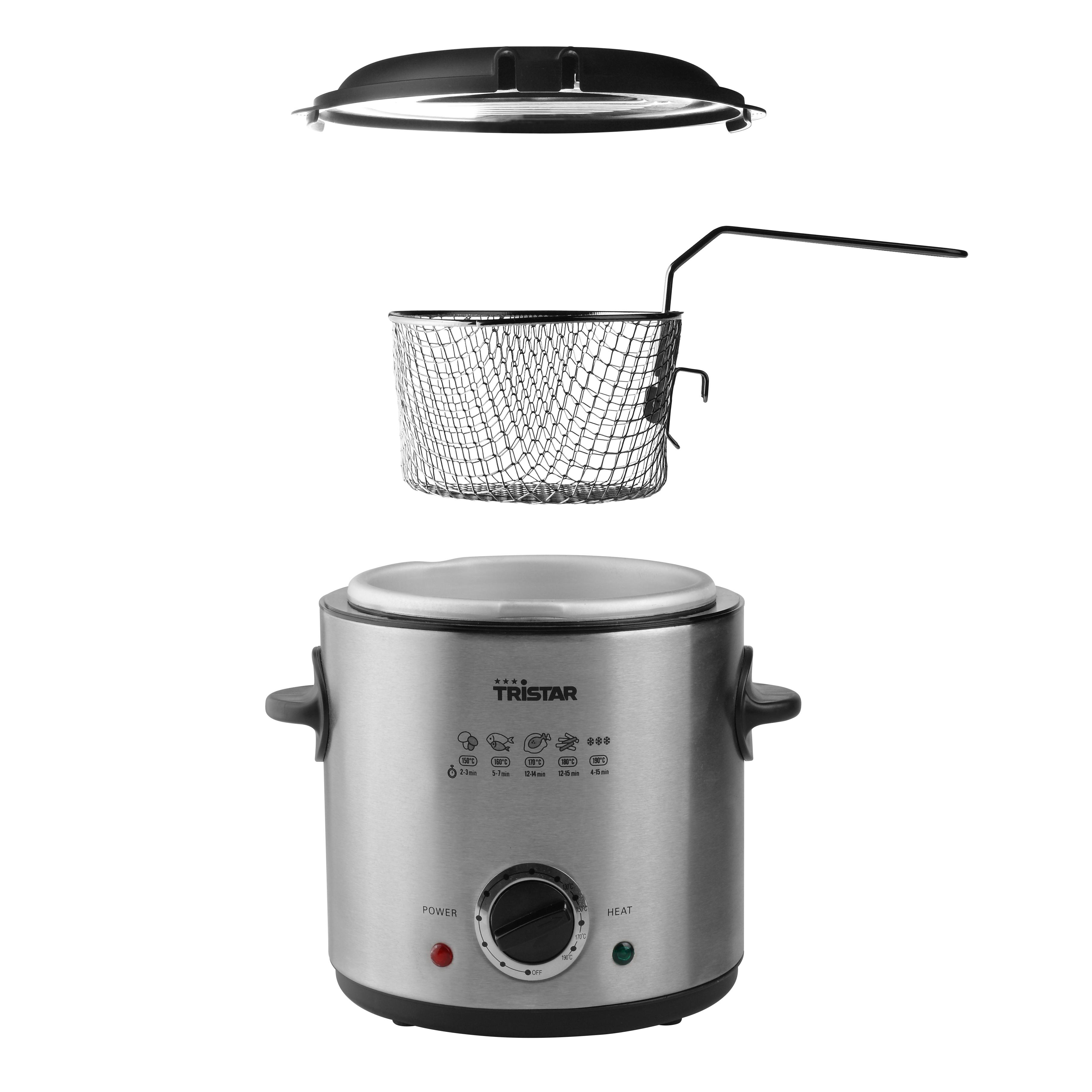Tristar FO 1102 Mini Fondue / Friteuse 900 W: Cuisine