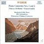 Concertos pour piano Nos 1 & 2 ~ Carl Maria Von Weber