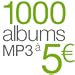 Plus de 1 000 albums MP3