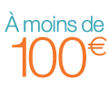 A moins de 100 euros