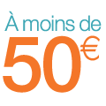 A moins de 50 euros