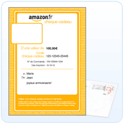 Ch�que-cadeau papier