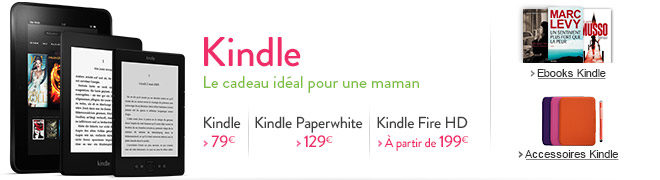 Kindle, le cadeau idéal pour une maman