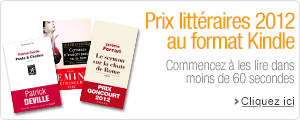Prix littéraires 2012 au format Kindle