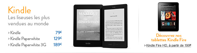 Kindle : les liseuses les plus vendues au monde