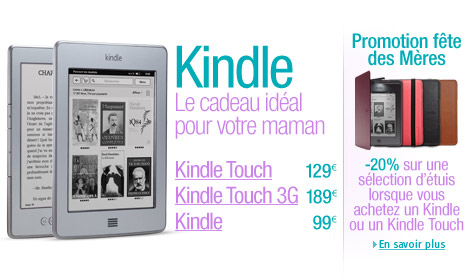 Kindle, le cadeau idéal pour votre maman