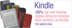 Promotion Saint-Valentin Kindle. -20% sur une housse zipp�e Amazon lorsque vous achetez un Kindle.