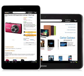 Application Amazon pour tablettes Android