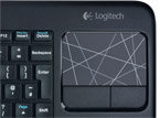 Logitech Wireless Touch Keyboard K400, pav&eacute; tactile