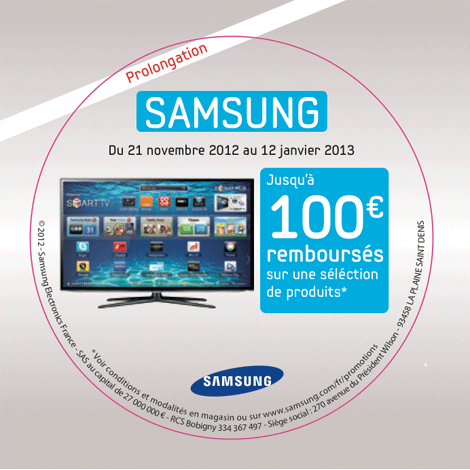 ODR Samsung-100� rembours�s