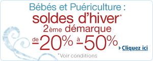 Soldes d'hiver : 2�me d�marque de -20% � -50% 