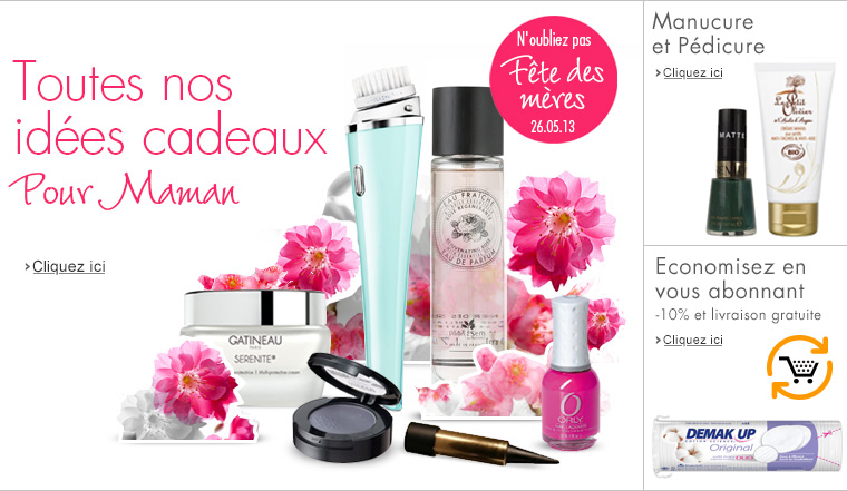 Id�es cadeaux F�te des m�res
