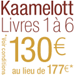 Kaamelott, livres 1 � 6 = 130 euros au lieu de 177 euros*