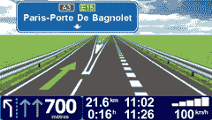 Guidage avancé sur voie