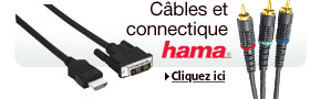Accessoires hama : C�bles et connectique
